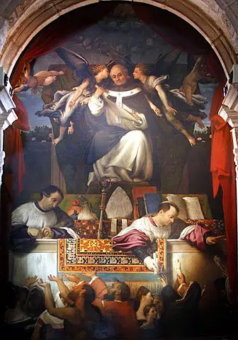 Lorenzo Lotto, L'aumône de Saint Antoine, l'église de Santi Giovanni e Paolo, Venise
