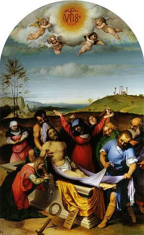 Lorenzo Lotto, La Déposition, Palazzo Pianetti, Jesi