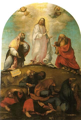 Lorenzo Lotto, Transfiguration, Civic Museum Villa Colloredo Mels, Recanati