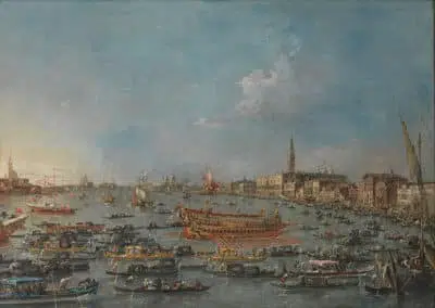 The Bucintoro Festival of Venice, Francesco Guardi, National Gallery of Denmark