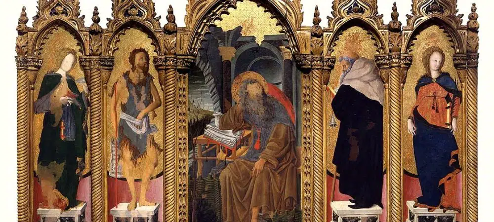 Polyptych of Lazarus, Museo Civico, Padua - detail, Francesco Squarcione