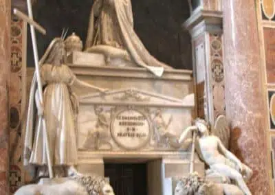Monument to Clement XIII by Antonio Canova, St. Peter's Basilica, Vatican