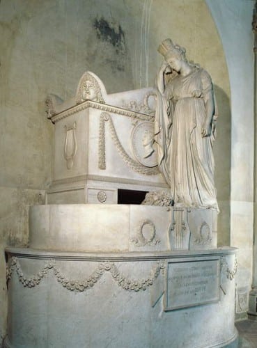 Monument to Vittorio Alfieri by Antonio Canova, church of Santa Croce, Florence