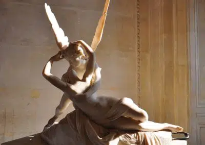 Psyché ranimée par le baiser de l'Amour d'Antonio Canova, musée du Louvre, Paris