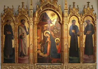 Polyptyque de l'Adoration et des Saints, 1447, Prague, National Gallery