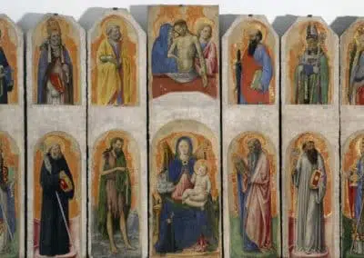 Praglia Polyptych, 1448, Brera pinacoteca, Milan