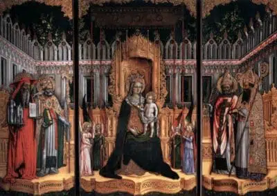 Triptych Madonna and Child Surrounded by Saints, 1446, Galleria dell Accademia, Venice, Italy