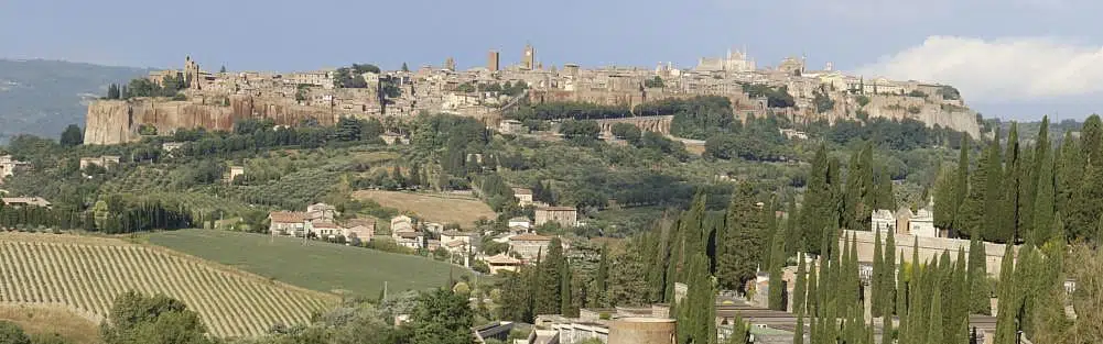 Orvieto, région de l'Ombrie située dans le centre de l'Italie.