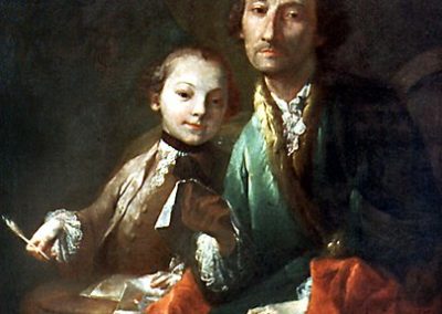 Portrait d'homme et garçon vénitiens, McMullen Museum of Art