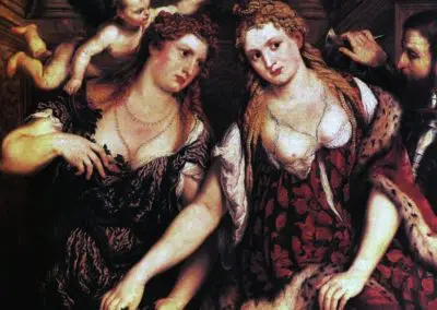 Vénus, Flore, Mars et Cupidon, 1550, huile sur toile, Musée de l'Ermitage, Saint-Pétersbourg, Russie