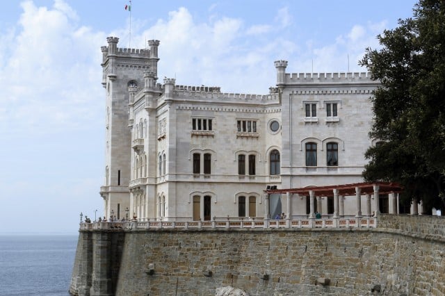 Trieste Miramare castle, Friuli Venezia Giulia region, north-east of Italy